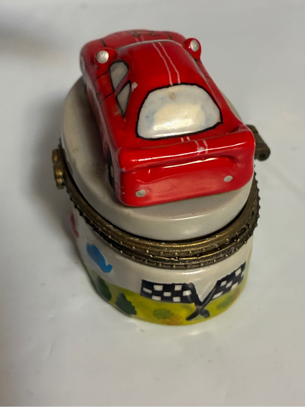 Kids Red Race Car Trinket Box - Decorative Accessory - Picture 2 of 11